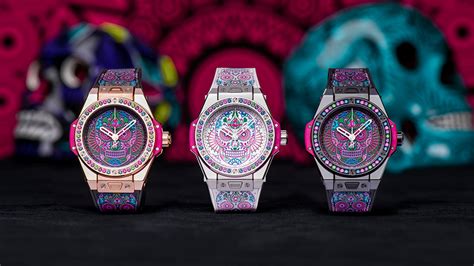 hublot dia de los muertos|Lleva contigo el pulso de la vida con los colores del Día de Muertos.